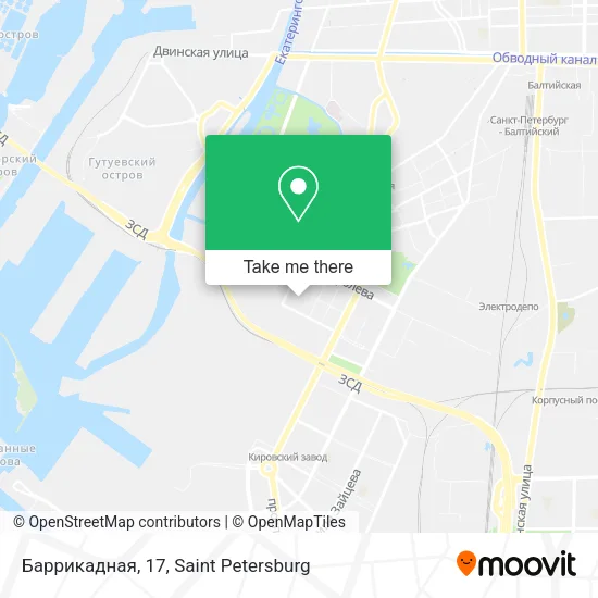 Баррикадная, 17 map