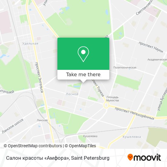 Салон красоты «Амфора» map