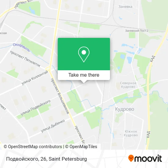 Подвойского, 26 map