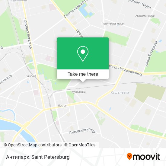 Антипарк map