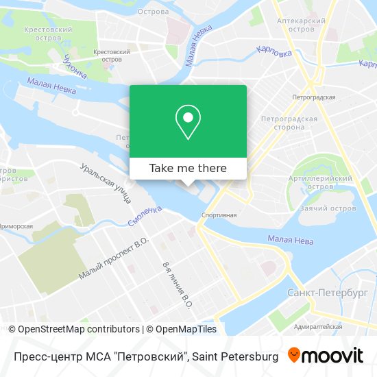 Пресс-центр МСА "Петровский" map