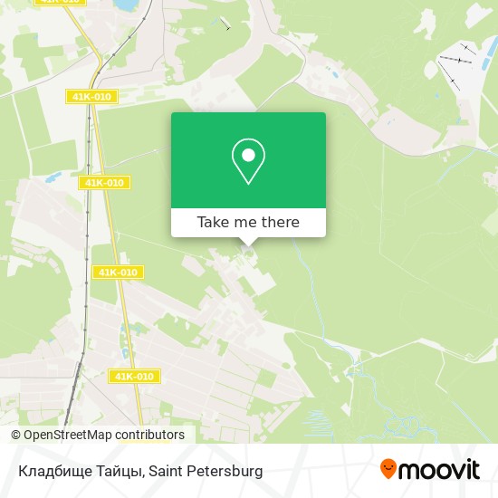 Кладбище Тайцы map