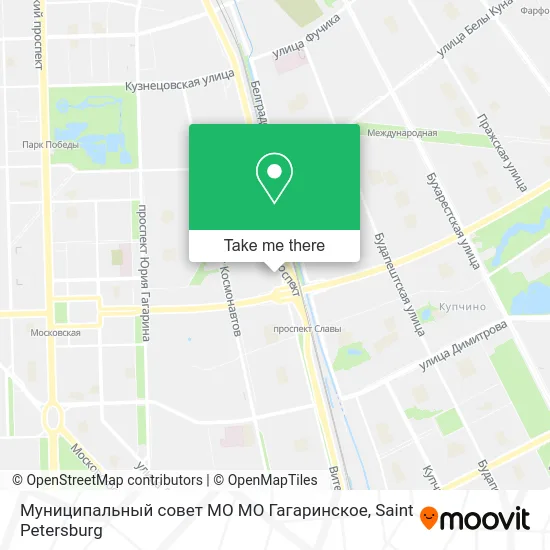 Муниципальный совет МО МО Гагаринское map