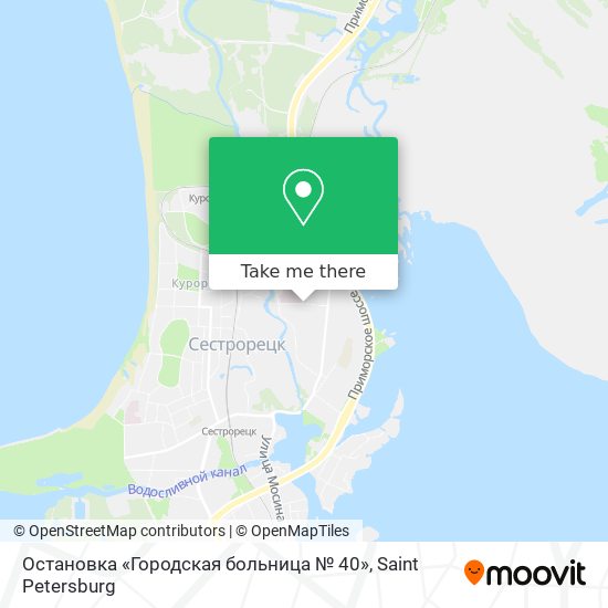 Остановка «Городская больница № 40» map