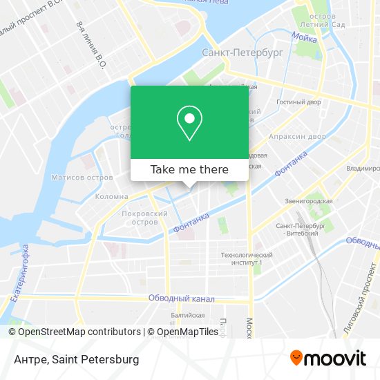 Антре map