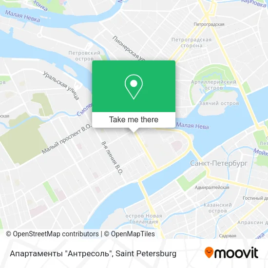 Апартаменты "Антресоль" map