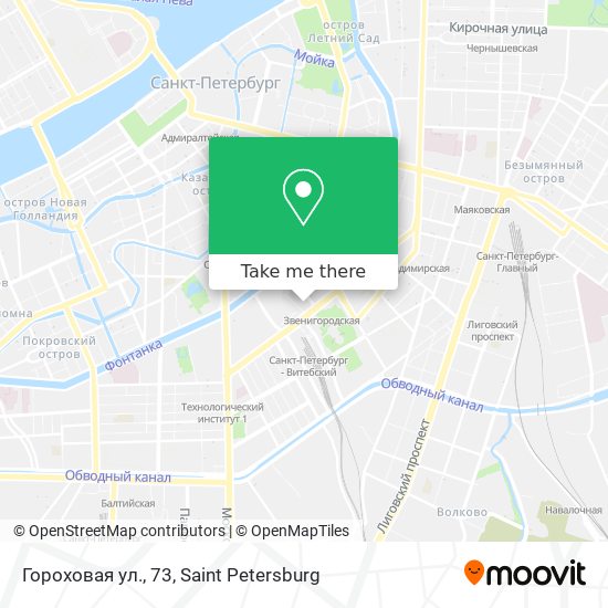 Гороховая ул., 73 map