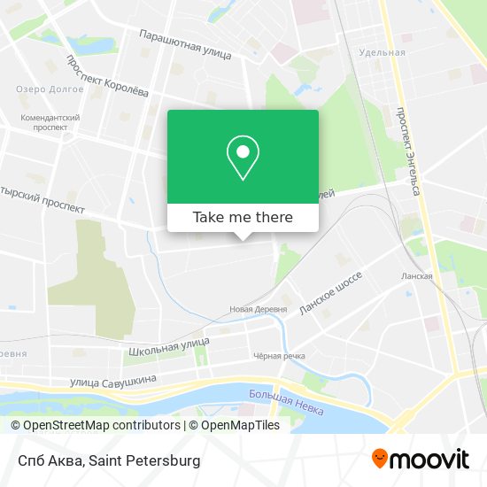 Спб Аква map