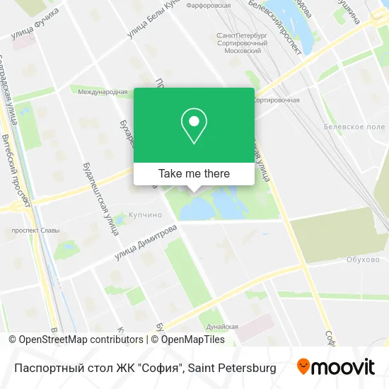 Паспортный стол ЖК "София" map