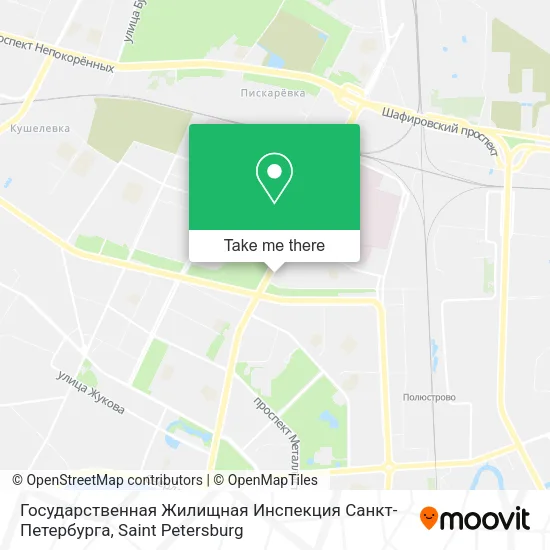 Государственная Жилищная Инспекция Санкт-Петербурга map