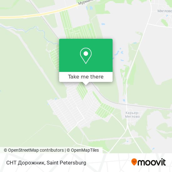 СНТ Дорожник map