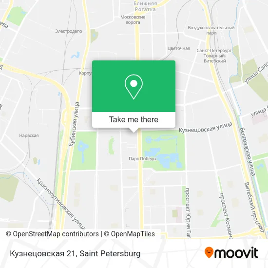Кузнецовская 21 map
