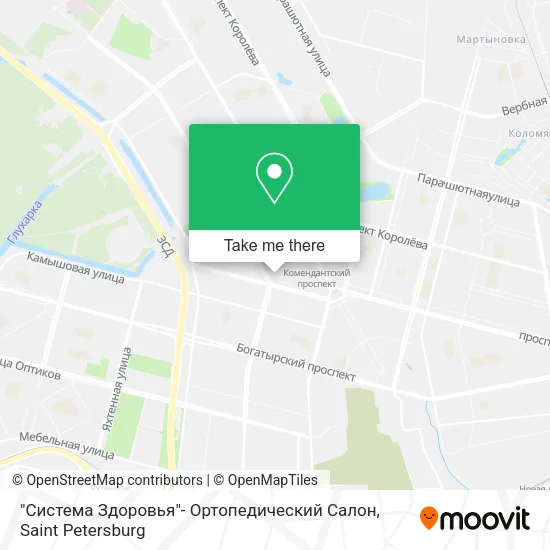 "Система Здоровья"- Ортопедический Салон map