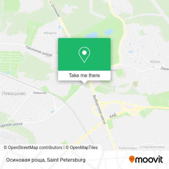 Осиновая роща map