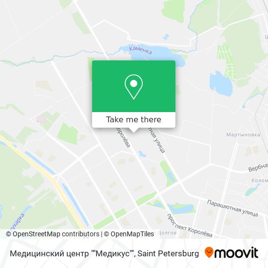 Медицинский центр ""Медикус"" map