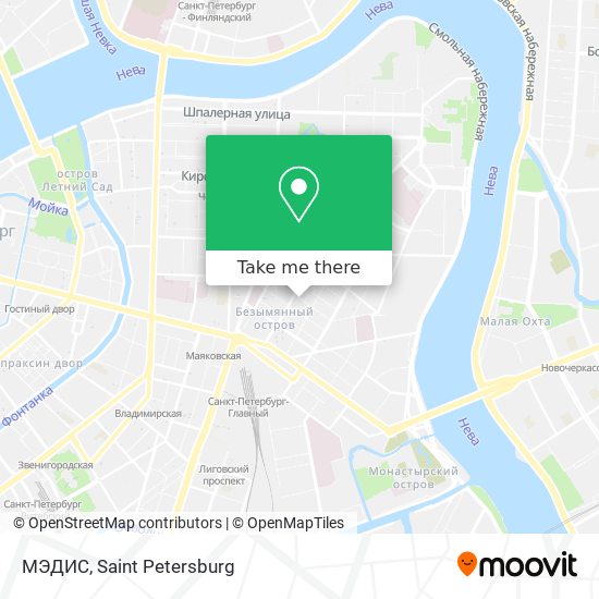 МЭДИС map