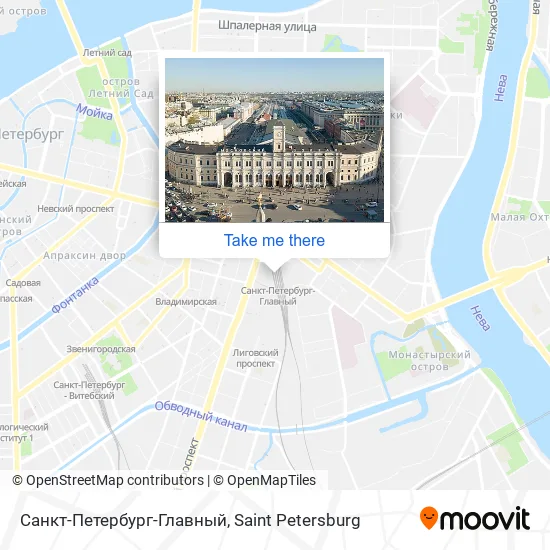 Санкт-Петербург-Главный map