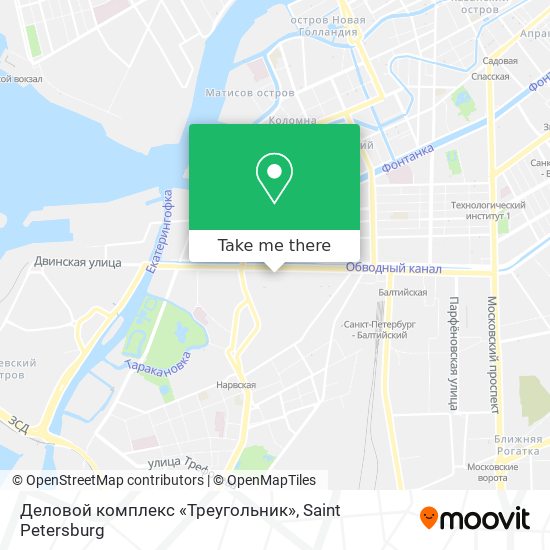 Деловой комплекс «Треугольник» map