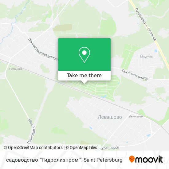 садоводство ""Гидролизпром"" map