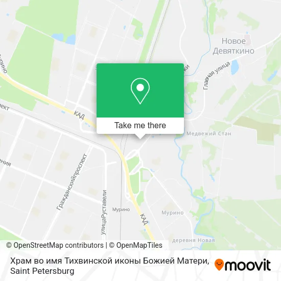 Храм во имя Тихвинской иконы Божией Матери map