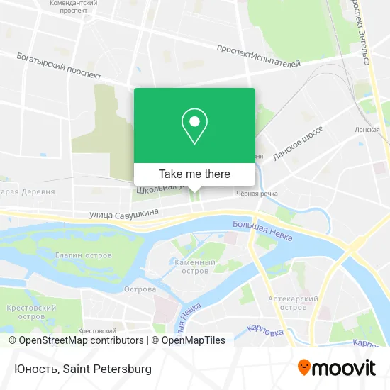 Юность map