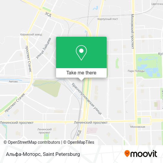 Альфа-Моторс map