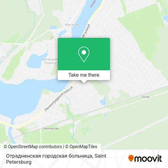 Отрадненская городская больница map