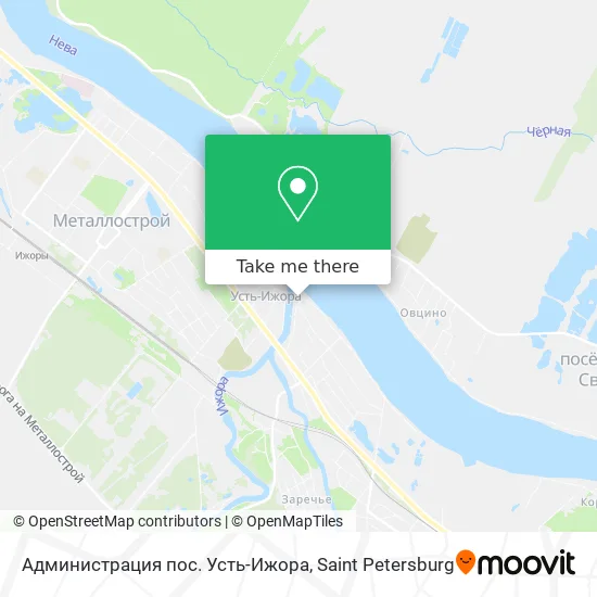 Администрация пос. Усть-Ижора map
