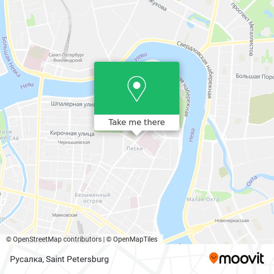 Русалка map