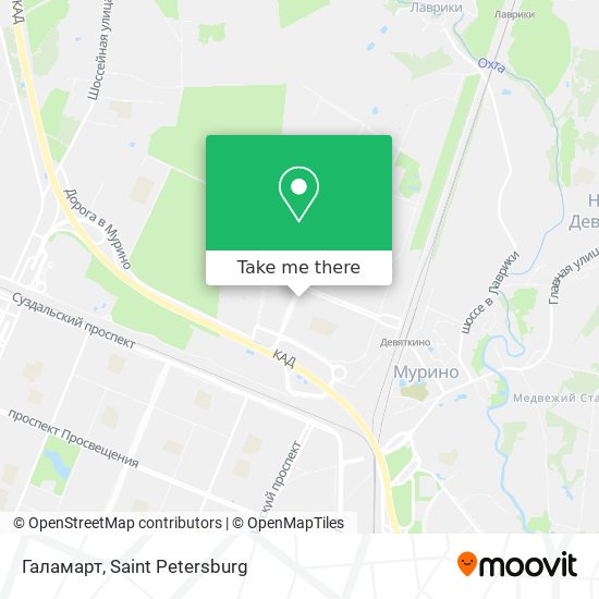Галамарт map