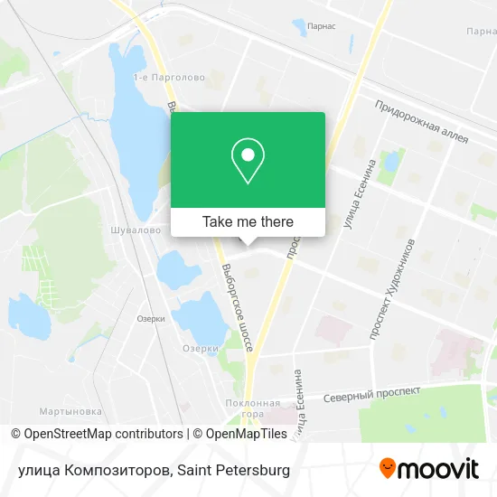 улица Композиторов map