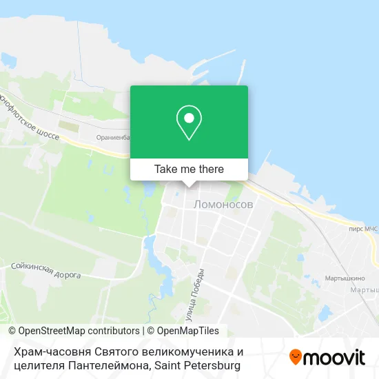 Храм-часовня Святого великомученика и целителя Пантелеймона map