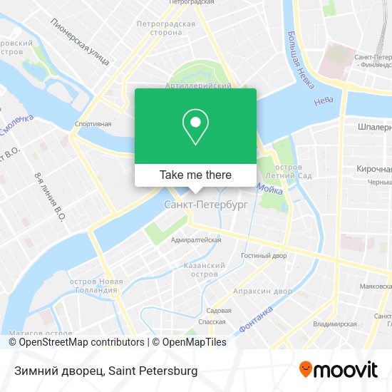 Зимний дворец map