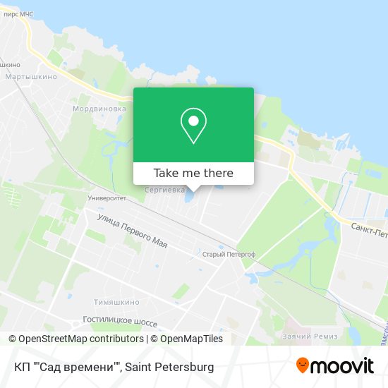 КП ""Сад времени"" map