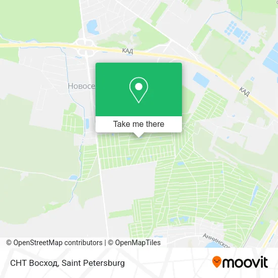 СНТ Восход map