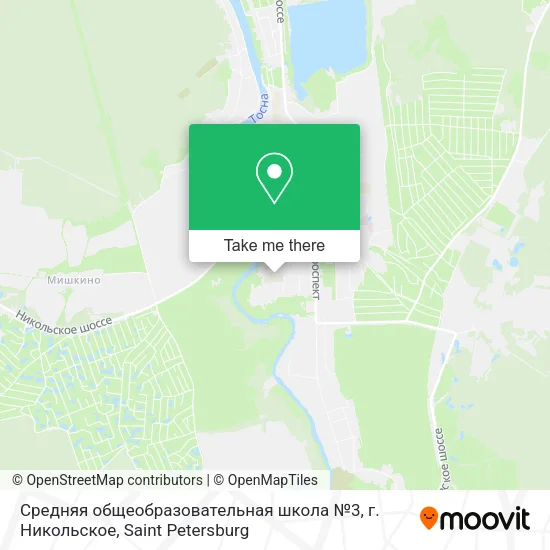 Средняя общеобразовательная школа №3, г. Никольское map