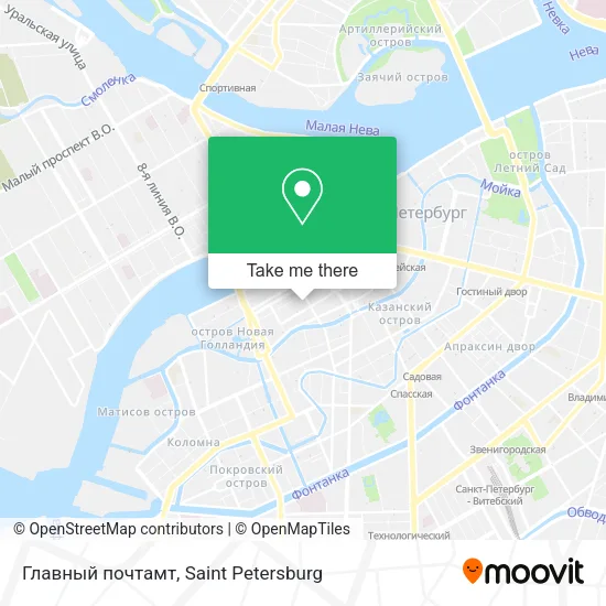 Главный почтамт map