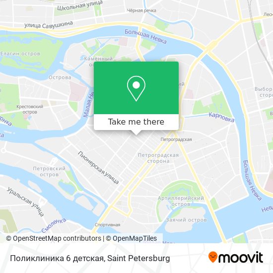 Поликлиника 6 детская map