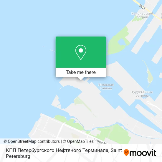 КПП Петербургского Нефтяного Терминала map