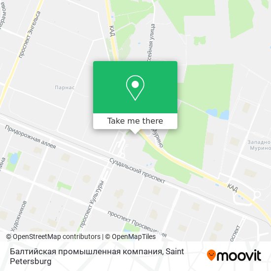 Балтийская промышленная компания map