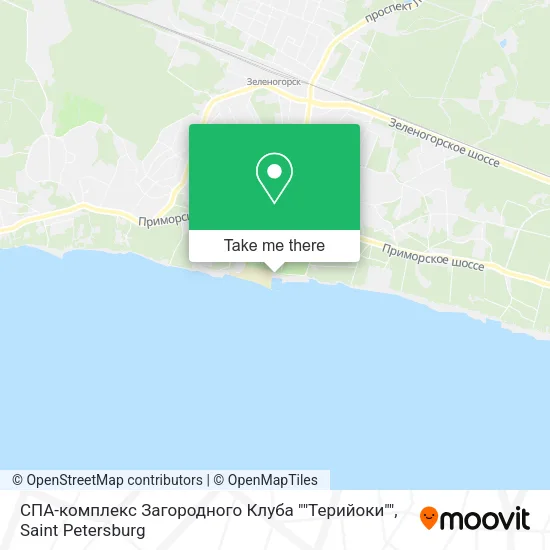 СПА-комплекс Загородного Клуба ""Терийоки"" map