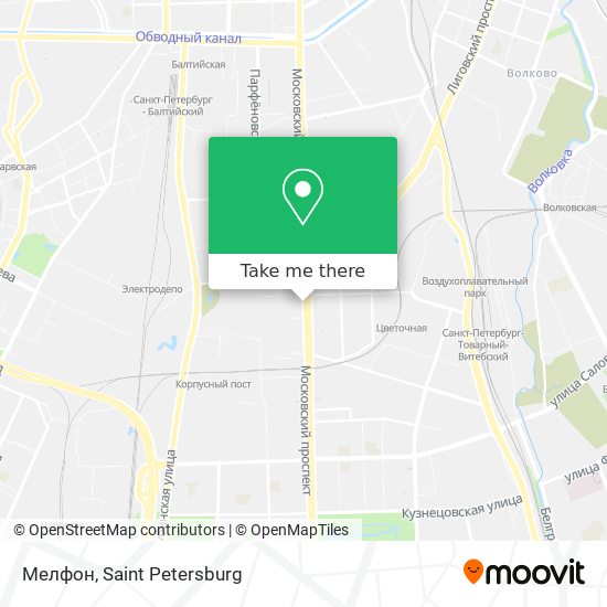 Мелфон map