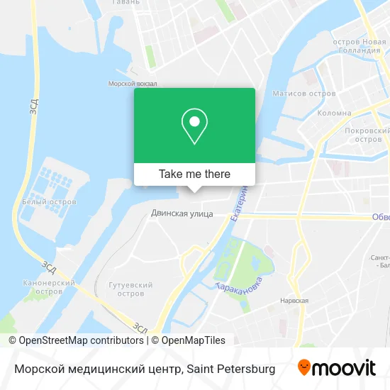 Морской медицинский центр map