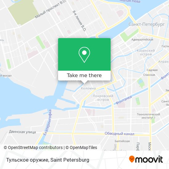 Тульское оружие map