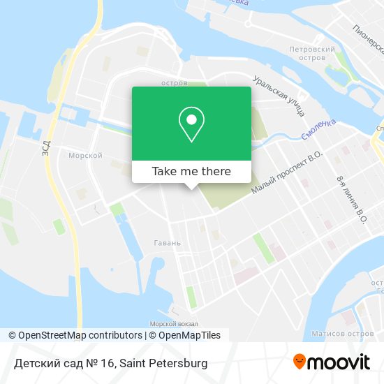 Детский сад № 16 map
