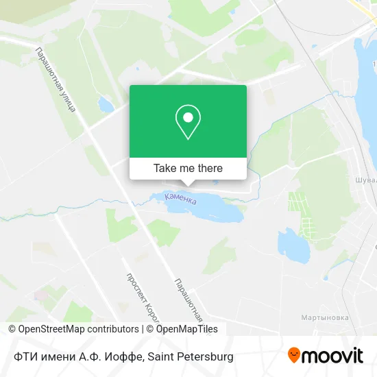 ФТИ имени А.Ф. Иоффе map