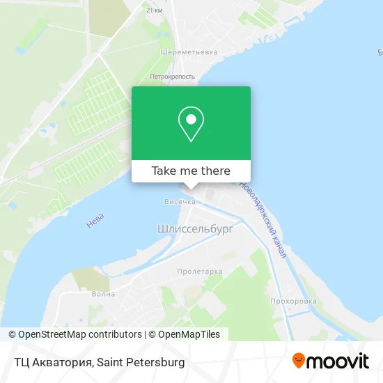 ТЦ Акватория map