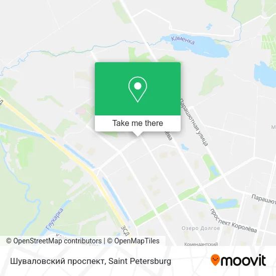 Шуваловский проспект map