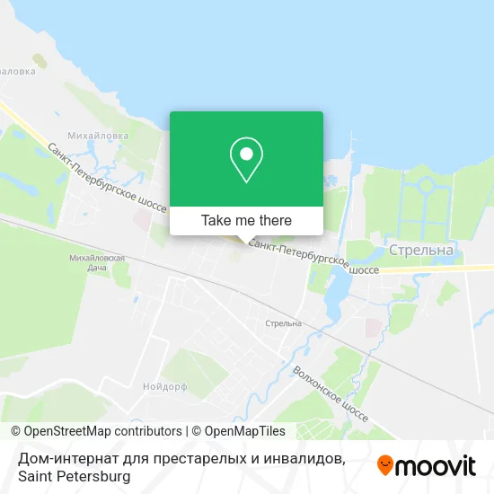 Дом-интернат для престарелых и инвалидов map