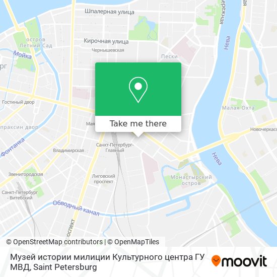 Музей истории милиции Культурного центра ГУ МВД map